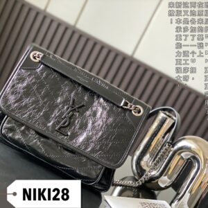 NIKI MEDIUM CHAIN BAG IN SUEDE