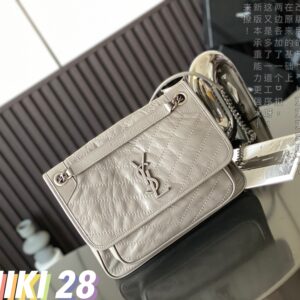 NIKI MEDIUM CHAIN BAG IN SUEDE