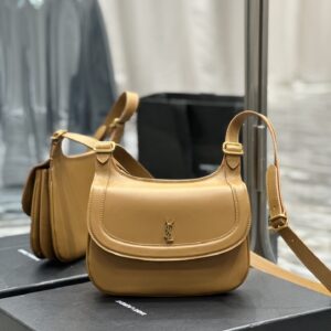 CHARLIE MEDIUM SHOULDER BAG IN SMOOTH LEATHER