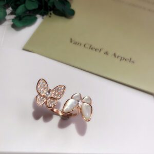 Van Cleef & Arpels Two Butterfly Ring