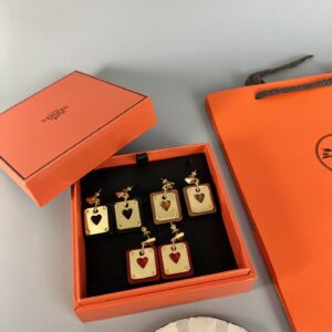 Hermes As de Coeur Earrings