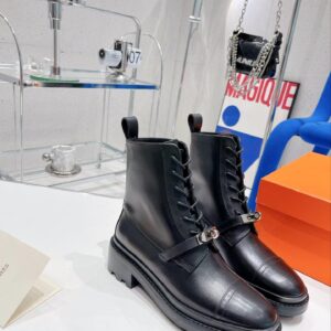 Hermes Funk Motorcycle Ankle boot