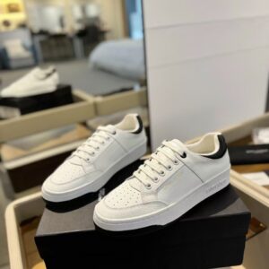 SAINT LAURENT SL/61 Perforated Leather Sneakers