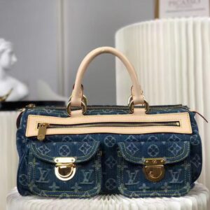 Louis Vuitton Monogram Denim Neo Speedy Blue