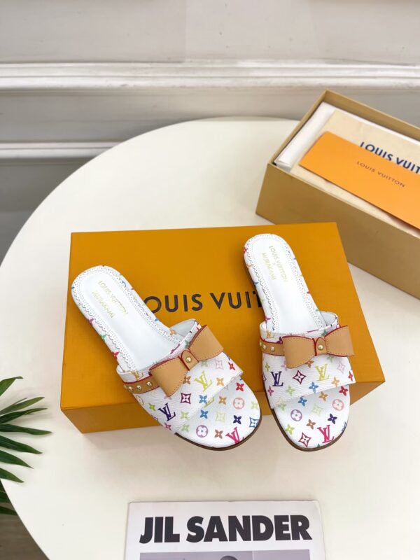 Louis Vuitton x Takashi Murakami Women’s Designer Slippers